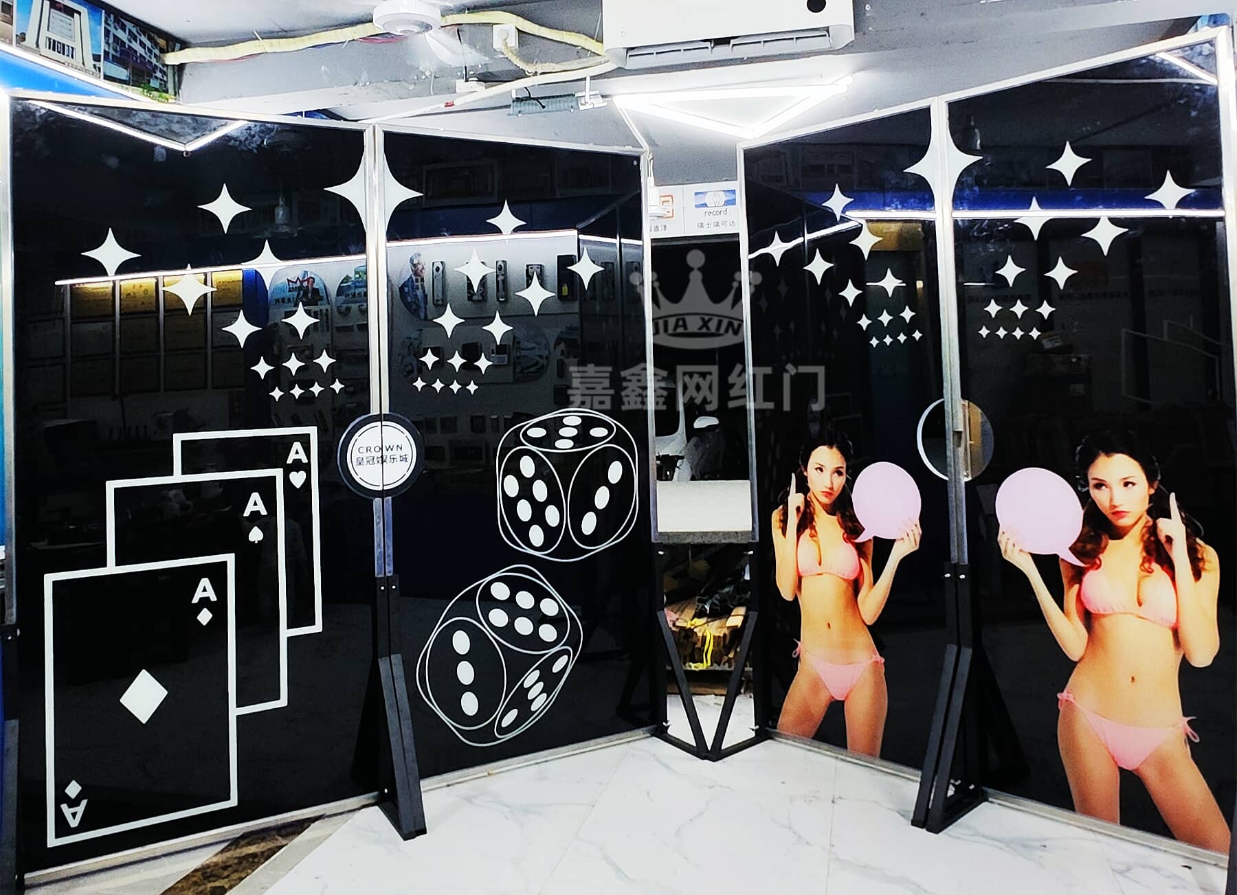 会厅网红互动自动门