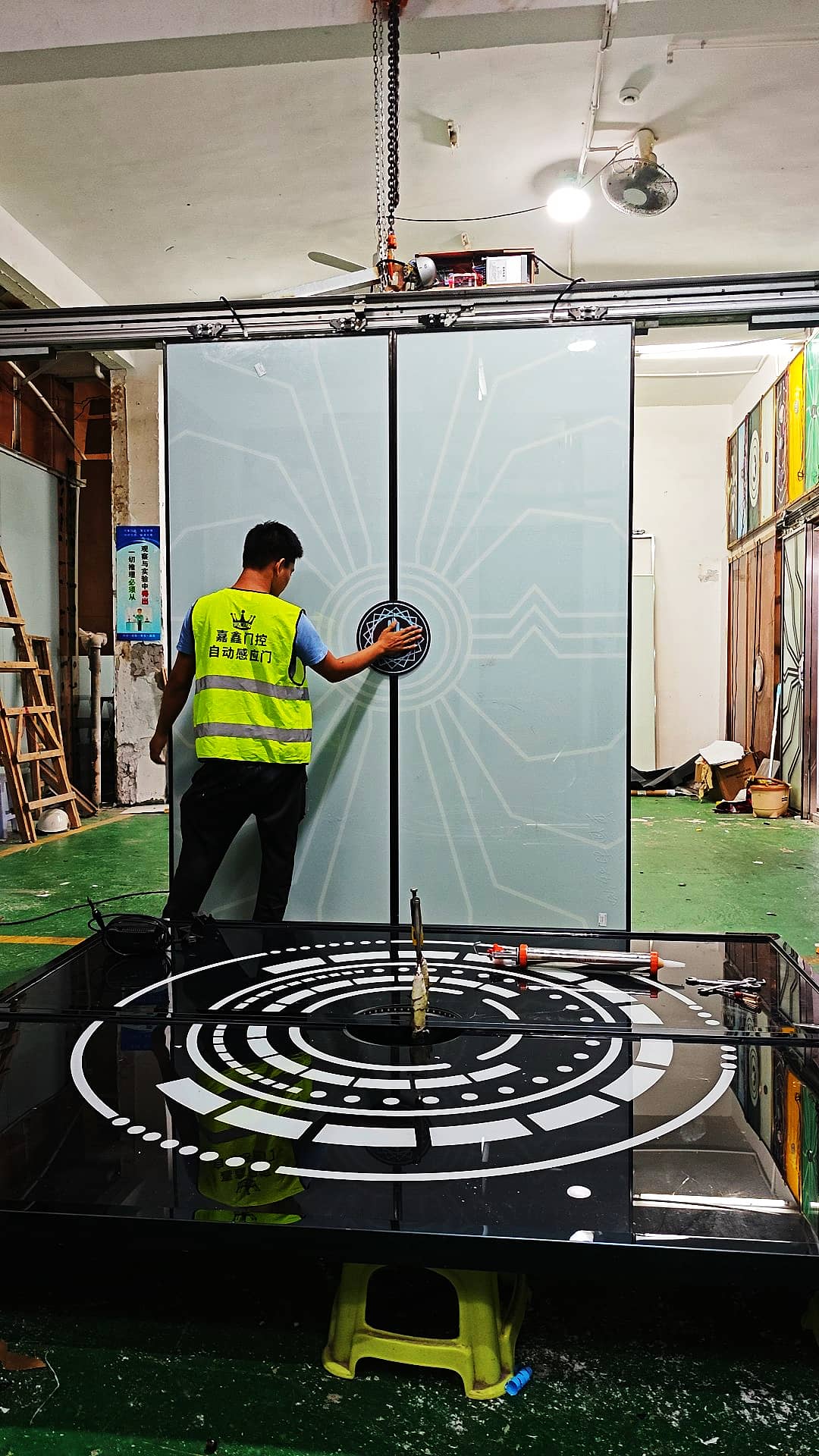 掌纹互动门,定制厂家,设计方案