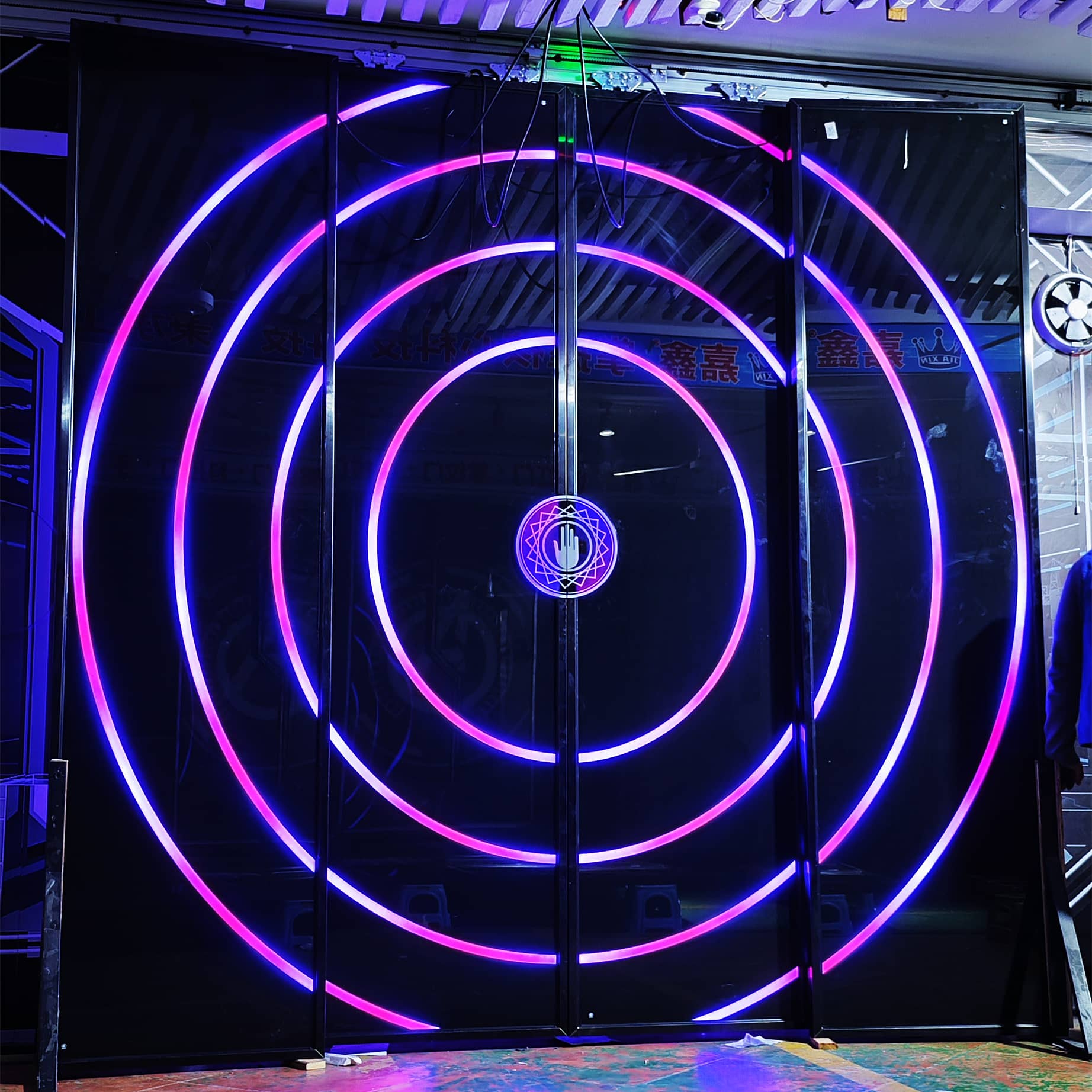 掌纹互动门定做方案