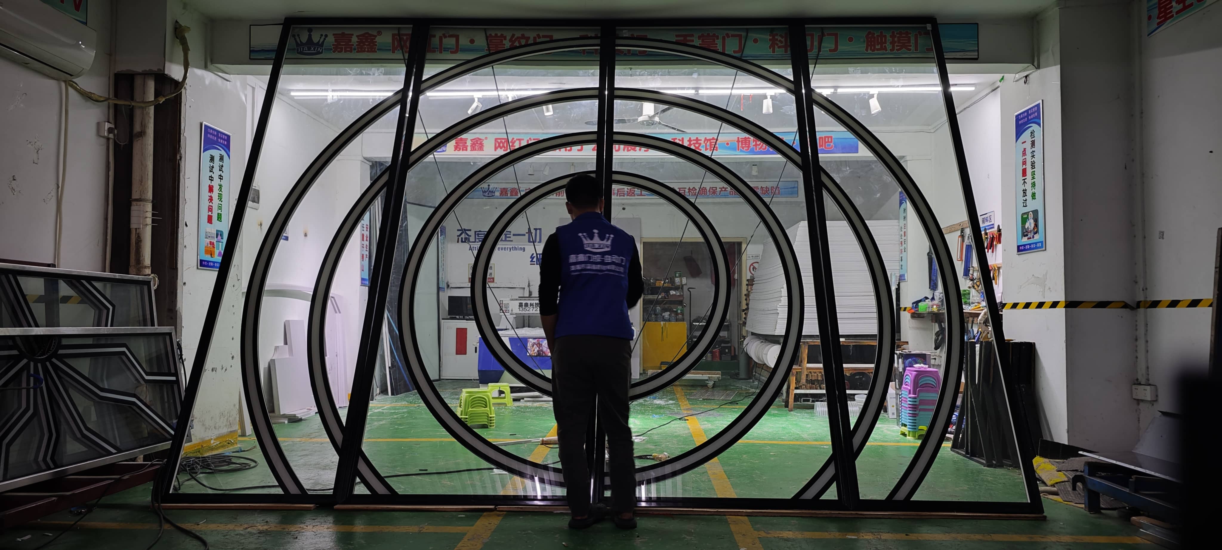 掌纹幻彩门制作设计